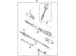 Toyota Supra Rack and Pinion Boot Diagram - 45535-14060