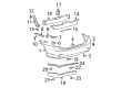Toyota Corolla Bumper Diagram - 52159-12934