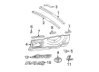 Toyota RAV4 Emblem Diagram - 75432-42040