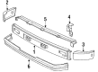 Toyota 4Runner Air Deflector Diagram - 53911-89109