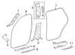 Toyota Sequoia Weather Strip Diagram - 62331-0C080