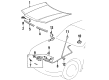 Toyota Tercel Hood Hinge Diagram - 53420-16080