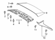 2022 Toyota RAV4 Prime Spoiler Diagram - 76088-0R010