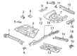 Toyota Camry Floor Pan Diagram - 58211-33100