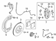 Toyota GR Supra Backing Plate Diagram - 47782-WAA02