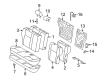 2012 Toyota Corolla Seat Cushion Diagram - 71652-12750