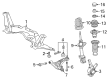 Toyota Shock and Strut Boot Diagram - 48157-0D090