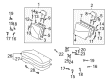 Toyota Echo Seat Cushion Diagram - 71460-52190-B1