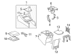 Toyota Tacoma Center Console Base Diagram - 58910-AD040-E1
