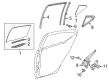 Toyota Prius C Window Regulator Diagram - 69804-52131