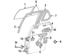 Toyota Tercel Window Run Diagram - 68152-16010