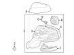 Toyota RAV4 Prime Car Mirror Diagram - 87940-0R909