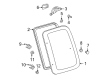 2004 Toyota Tacoma Weather Strip Diagram - 62742-04010