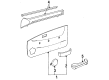 1994 Toyota Tercel Armrest Diagram - 74220-10021-W4