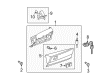 Toyota Camry Glove Box Diagram - 55501-06031-E0