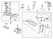 Toyota RAV4 Center Console Base Diagram - 58901-0R040-C0