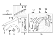 Toyota Avalon Emblem Diagram - 75374-33100