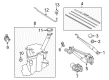 Toyota Prius C Wiper Blade Diagram - 85242-52090