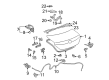 Toyota Camry Tailgate Handle Diagram - 69291-AA020