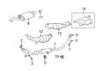 Toyota Catalytic Converter Diagram - 17410-37420