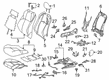 Toyota C-HR Seat Cover Diagram - 71071-10B20-C6