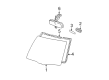 Toyota RAV4 Windshield Diagram - 56101-42050