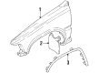 Toyota Pickup Mud Flaps Diagram - 76622-39157