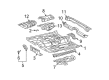 Toyota Avalon Floor Pan Diagram - 58111-07030