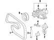 Toyota Water Pump Gasket Diagram - 16124-46030