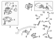 Toyota Oxygen Sensor Diagram - 89465-04430