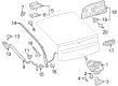 Toyota bZ4X Parking Assist Distance Sensor Diagram - 89341-K0070-A7