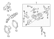 Toyota Camry Steering Column Diagram - 45250-06300