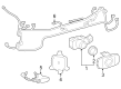 Toyota Crown Parking Assist Distance Sensor Diagram - 89341-K0060-S0
