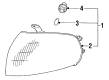 Toyota Camry Side Marker Light Diagram - 81610-06020