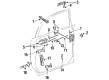 Toyota Previa Window Regulator Diagram - 69801-95D00