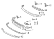 Toyota Tundra Air Deflector Diagram - 53911-0C010
