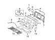 Toyota Tundra Armrest Diagram - 72810-0C230-E1