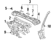 Toyota Camry Dash Panels Diagram - 55101-32112