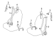 2008 Toyota Avalon Seat Belt Diagram - 73230-AC080-A0