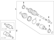 Toyota Prius Plug-In Axle Shaft Diagram - 43410-47031
