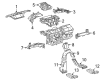 Toyota C-HR Air Duct Diagram - 87413-F4011