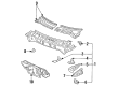 Toyota Camry Dash Panels Diagram - 55101-33011