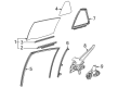 Toyota Mirai Window Run Diagram - 68152-62020
