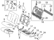 2022 Toyota Tundra Seat Cushion Diagram - 71652-0C180