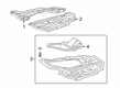 Toyota Avalon Engine Cover Diagram - 51444-07010