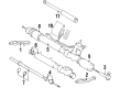 Toyota Cressida Rack and Pinion Boot Diagram - 45535-22060