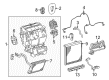 Toyota Highlander A/C Hose Diagram - 88704-0E210