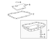 Toyota Avalon Transmission Pan Diagram - 35106-48011
