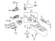 Toyota Automatic Transmission Shift Levers Diagram - 33530-20790