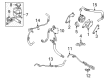 Toyota Avalon Power Steering Hose Diagram - 44416-07020